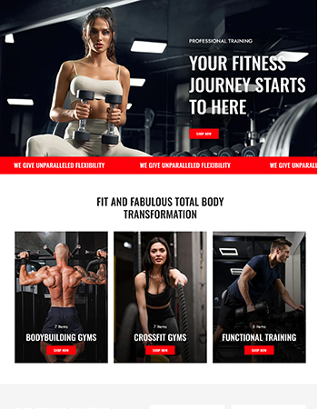 健身项目及专业训练服务