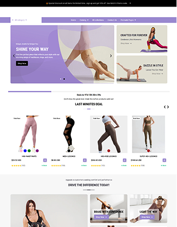 瑜伽服等健身服饰，帮助人们在运动中展现风格