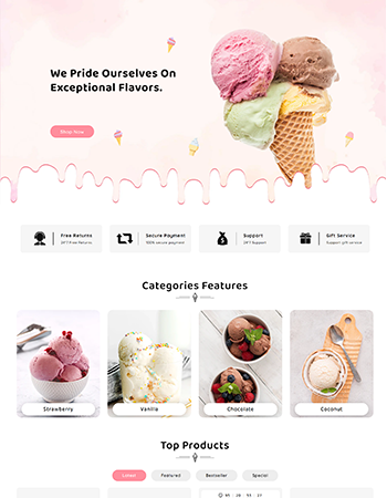 美味冰淇淋及相关产品