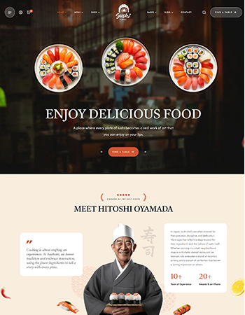 精致寿司及日式美食