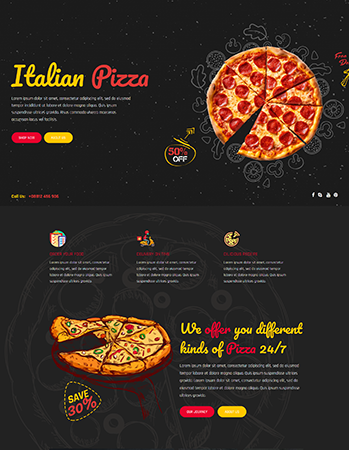 意大利风味披萨