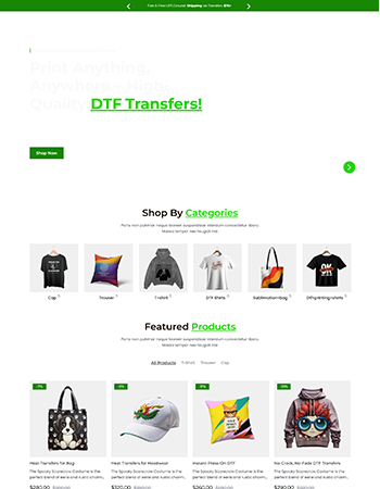 定制印花产品商城