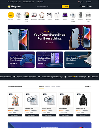 3C数码衣服家具