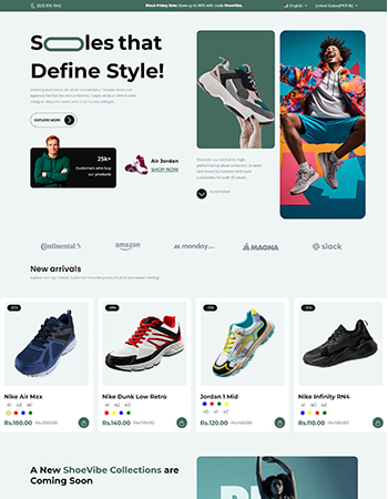 各类风格化鞋履，涵盖新品、畅销款等