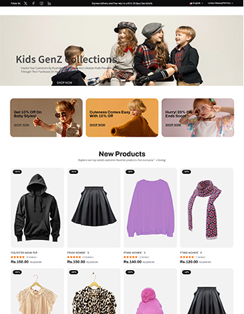 儿童服装、新季产品、最新产品