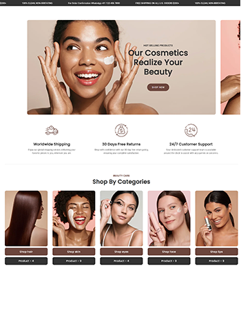 各类美妆护肤产品