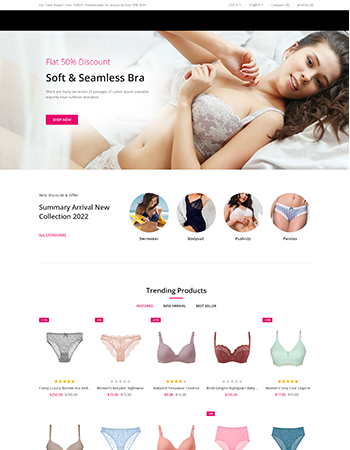 女士内衣及相关产品