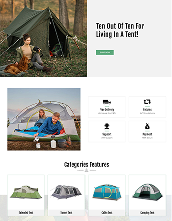 各类露营帐篷