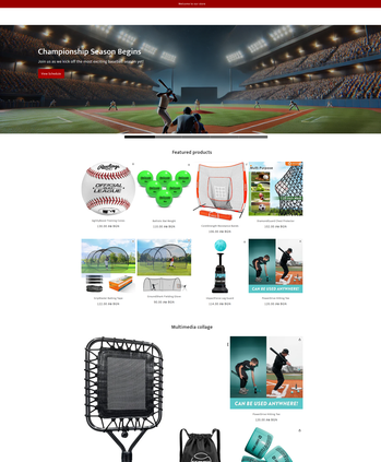 运动相关用品售卖