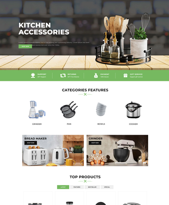 厨房用具及相关配件售卖