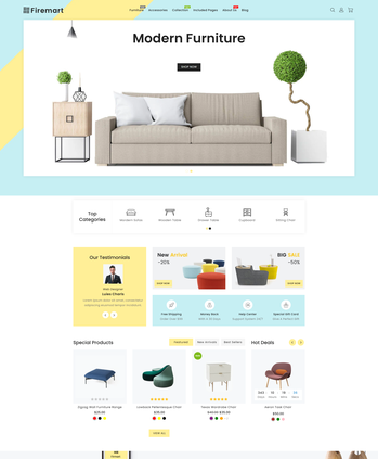 现代风格家具售卖