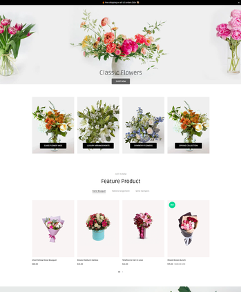 各类鲜花花束售卖