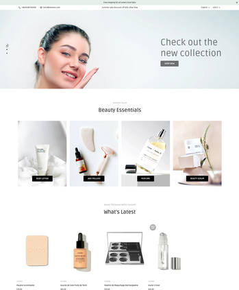 美妆护肤产品售卖