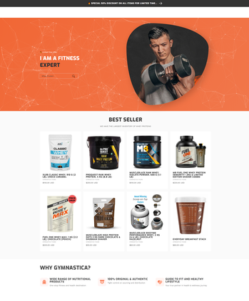 各类健身补剂售卖