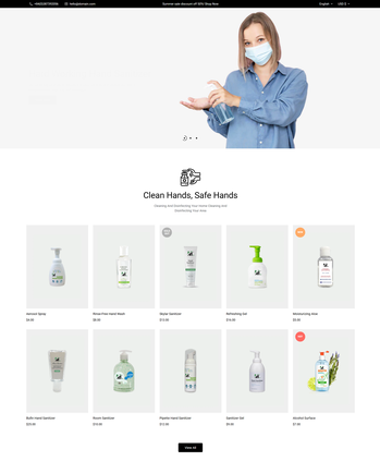 各类洗手液售卖