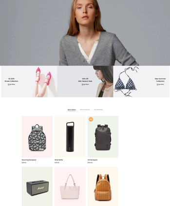 时尚服饰及配饰售卖