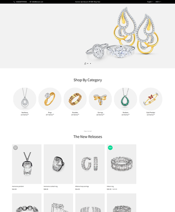 各类珠宝首饰售卖