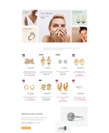 各类珠宝首饰售卖