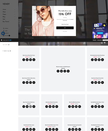 时尚服饰及配饰售卖