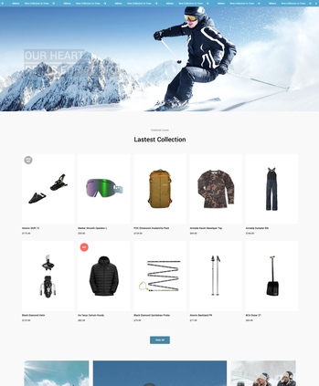 滑雪相关装备售卖