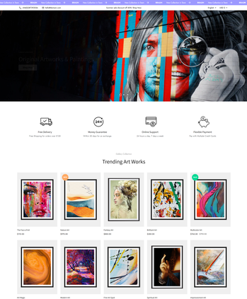 各类艺术画作售卖