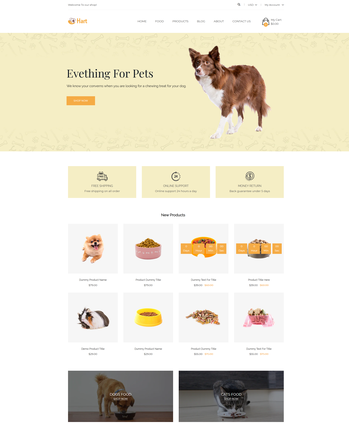 宠物食品及用品售卖