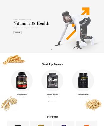 各类健身补剂售卖