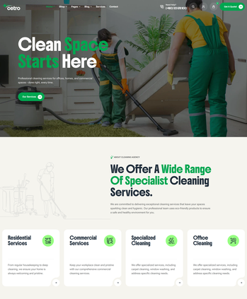 家庭与办公室清洁服务